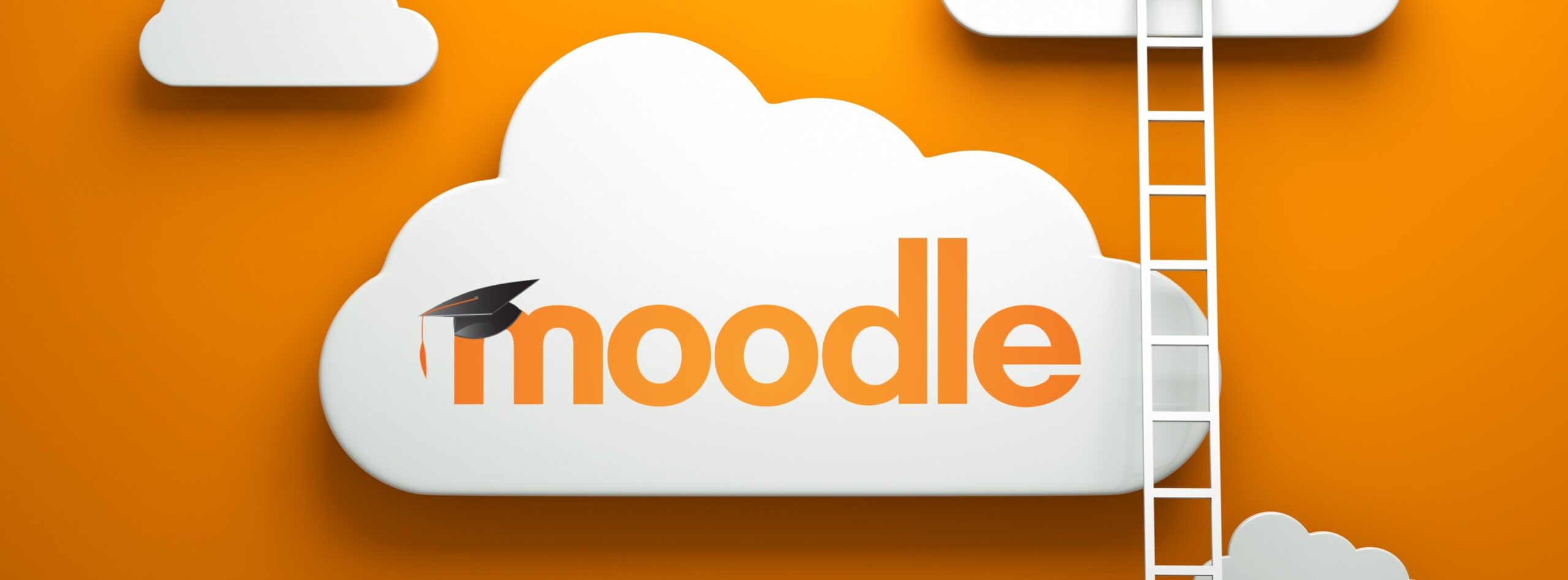 Decorative: Moodle Logo in a cloud