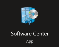 a screen shot of the software center icon