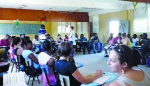 Classroom in Haiti